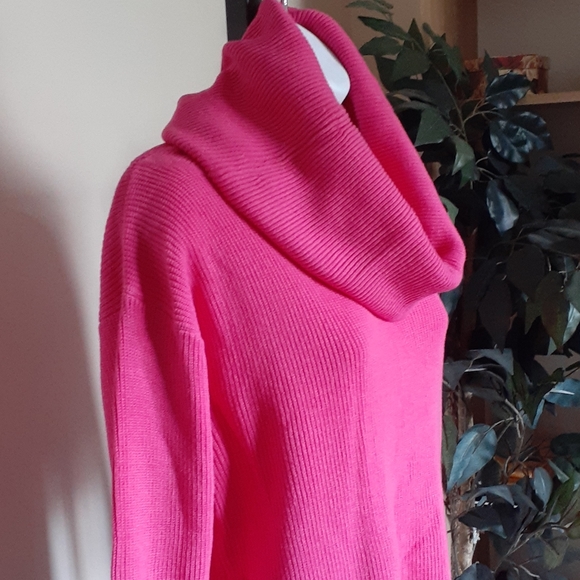Joe Fresh Cowl Neck Pink Sweater Sz Small - Picture 4 of 7